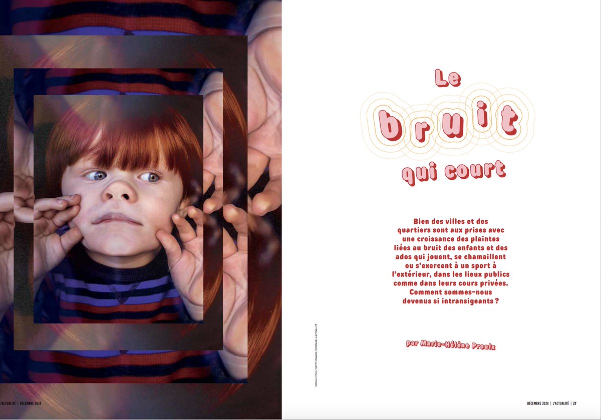 Sommes-nous collectivement en train de devenir une gang de vieux chiâleux qui ferment les fenêtres parce que le bruit des enfants nous montent à la tête, pour citer Dan Bigras? La réponse, évidemment, est pleine de nuances. À lire dans <a href="/Lactualite/">L’actualité</a> tr.ee/SXh_hM2TfB