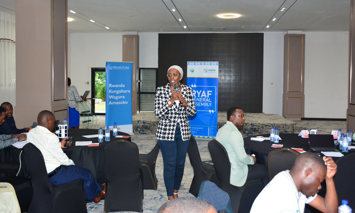 ryaf_agribiz's tweet photo. The #BuildingRYAFWeWant theme unites RYAF’s General Assembly, gathering in Kigali’s M Hotel from October 30-31, 2024. With representatives from all 30 districts, we’re set to validate RYAF’s ambitious 2024-2029 Strategic Plan and Annual Action Plan!
RYAF’s bold vision up to 2029 emphasizes building a dynamic, impactful future for youth in agribusiness, unlocking opportunities in Rwanda, regional, and global agrifood markets. Grateful to @USAIDKungahara and @AGRA_Africa for the strategic technical and financial support. #TogetherInAction #YouthEmpowerment #RYAF