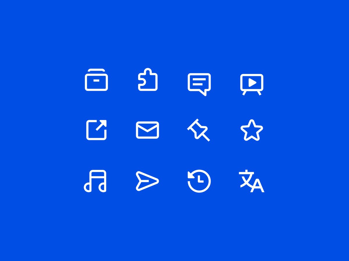Here's a preview of our <a href="/firefox/">Firefox 🔥</a> icons 🦊 expanding the system with new designs that follow our key visual guidelines.