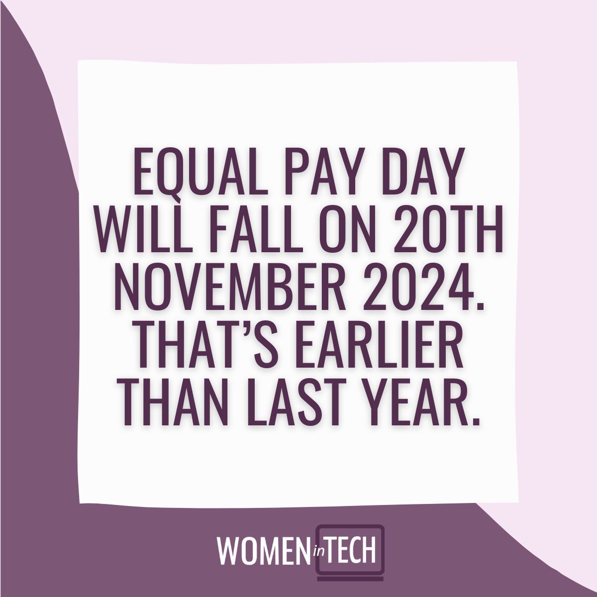 📢 <a href="/fawcettsociety/">Fawcett Society</a>: Equal Pay Day in the UK falls a day earlier this year, as the gender pay gap widens for the first time in a decade.

 #EqualPayDay #GenderPayGap