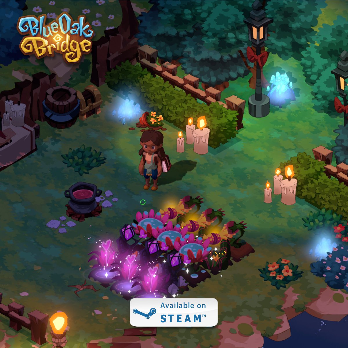 blueoakbridge's tweet image. 🍂🍄Game Giveaway🍄🍂 Follow, like and Retweet to enter for the chance to win a Steam Key for Blue Oak Bridge! - Contest ends November 6th 🩵🥕