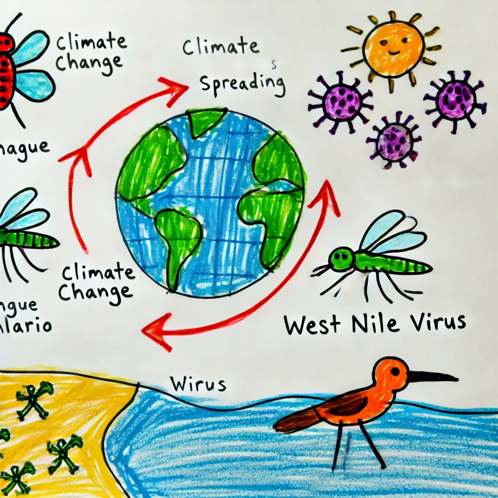 Climate change is making it easier for dangerous infectious diseases to spread. 
~
As temperatures rise and rainfall patterns change, the risk of diseases like dengue, malaria, cholera infections, and West Nile virus is growing in many areas. In the last few decades, places once