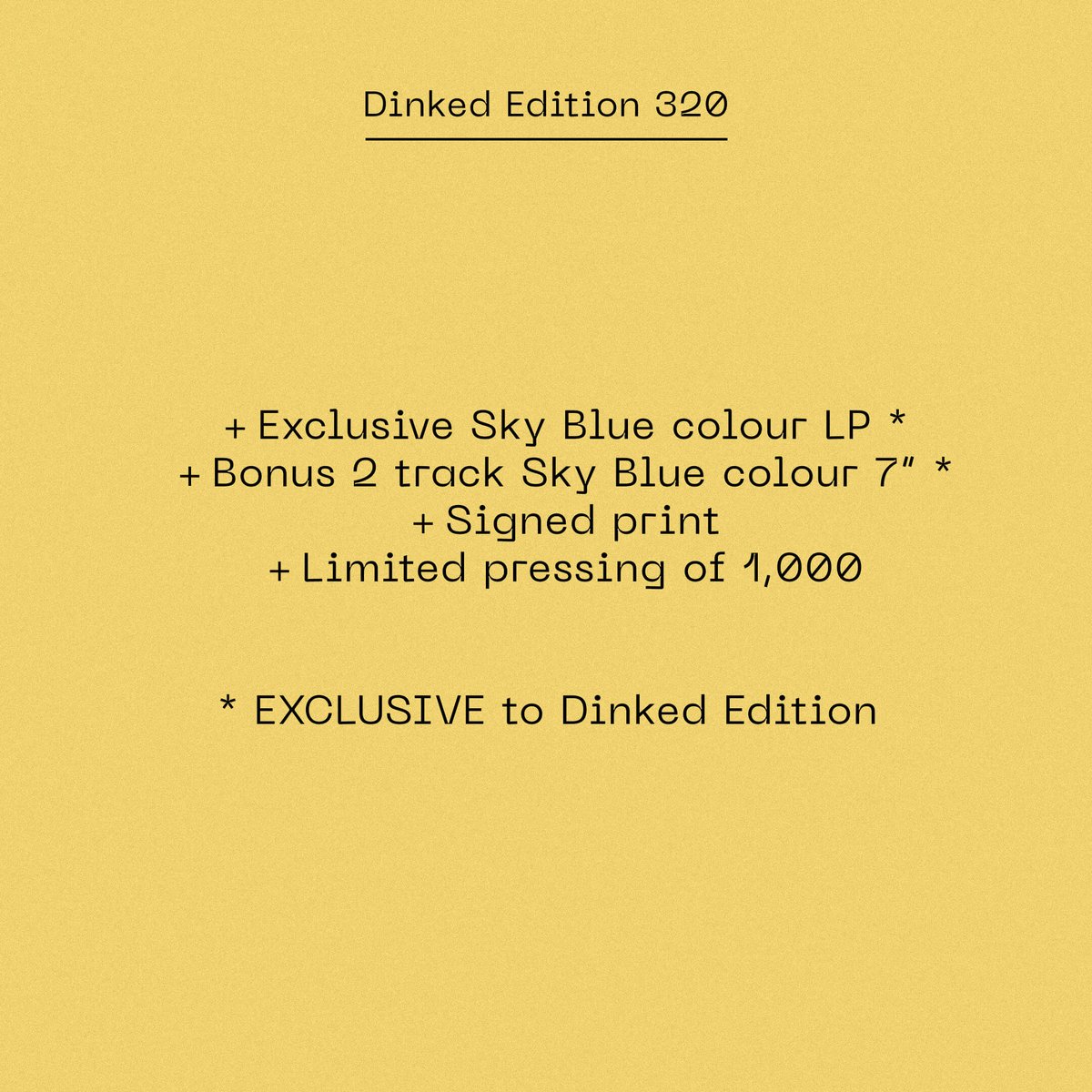 Assai_UK's tweet photo. *IT'S #DINKED320! *
#MatterDoesNotDefine by @TheLathums out 07/03 via @ModernSkyUK
* Exclusive sky blue colour LP
* Bonus 2 track sky blue colour 7β
* Signed print
* Limited pressing of 1,000
Cannot wait for this! What a band!
Pre-Order: https://t.co/hQJQ2H1qz0
#TheLathums https://t.co/9QSfu1UeUR