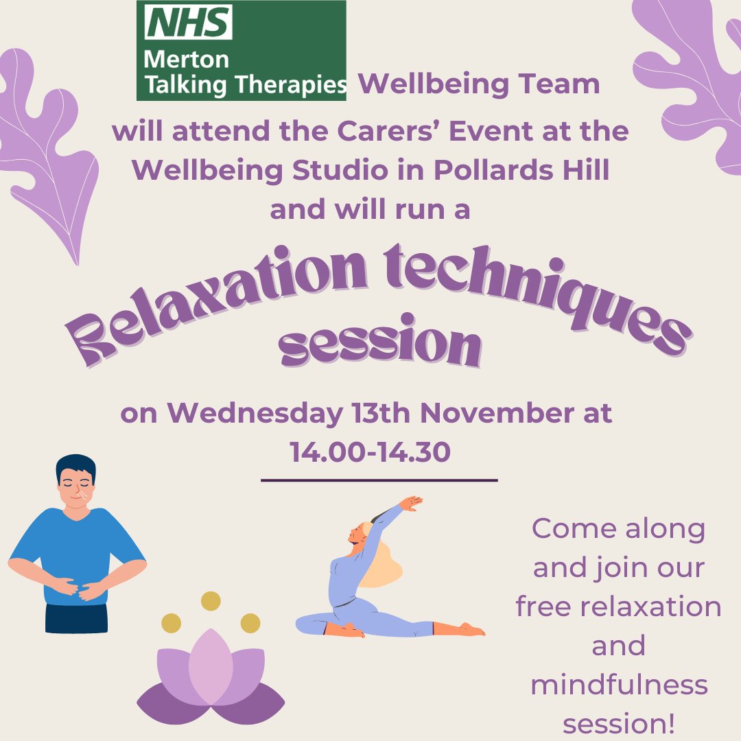 Wellbeing at Merton Talking Therapies tweet media