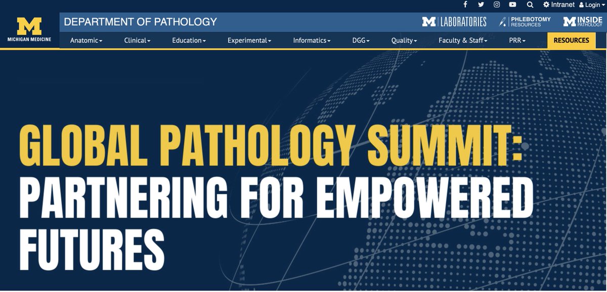 KMirza's tweet photo. 🌍 Excited to share the Global Pathology Summit—a unique gathering of pathologists from around the world! Together, we're bridging the gap in healthcare, tackling global challenges, & advancing pathology through collaboration and innovation. Let's make a difference, one diagnosis at a time! #GlobalPathSummit #PathologyForAll @umichpath @umichmedicine @UM_cghe @UMichMedSchool 

Registration: https://t.co/5lHxqiE7h0

Register for this FREE conference today! In person and Zoom options!

Speakers: https://t.co/iRpUO5PXhp

Program: https://t.co/gAUX1HrsSq