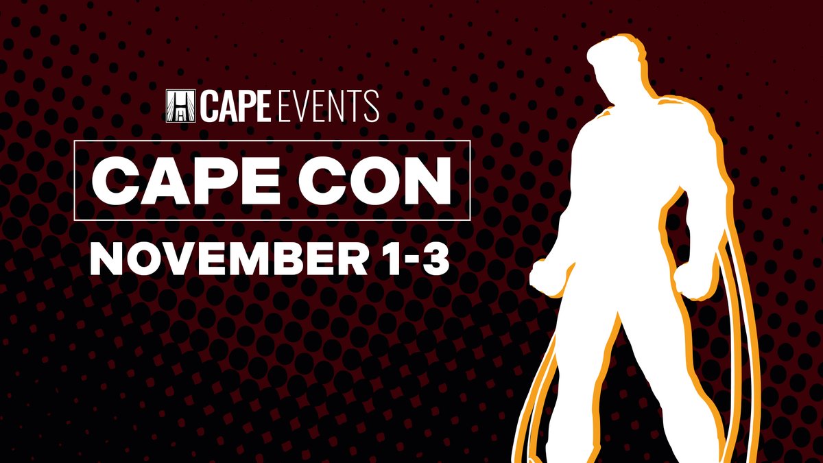 Cape Con starts today! The showroom will be open from 3pm to 9pm tonight, 10am to 8pm tomorrow, and 10am to 4pm on Sunday. Come see what our awesome vendors have to offer!