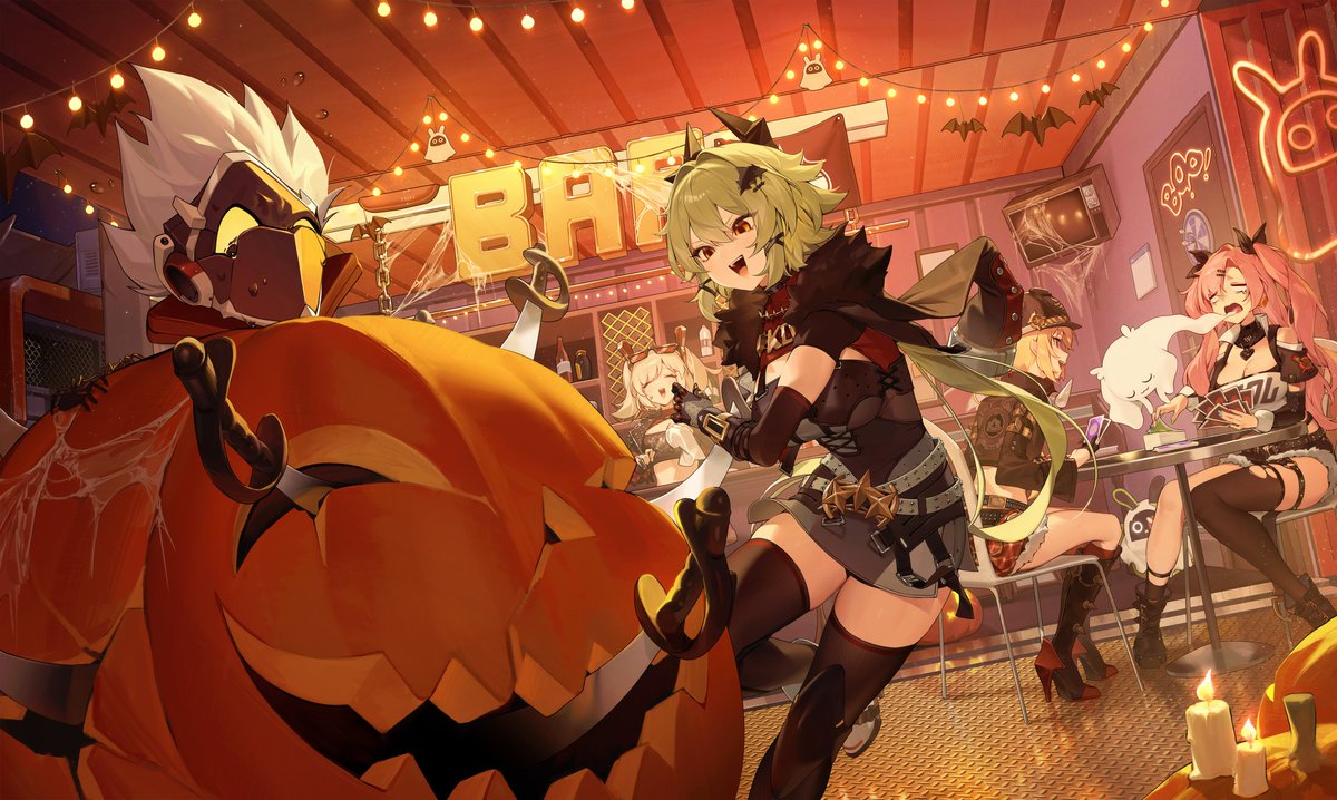ZenlessWorld's tweet photo. Zenless Halloween Art 🎃✨ 

Thread 🧵 

#ZenlessZoneZero #ZZZero #ZZZ https://t.co/9lFcKlYgvX