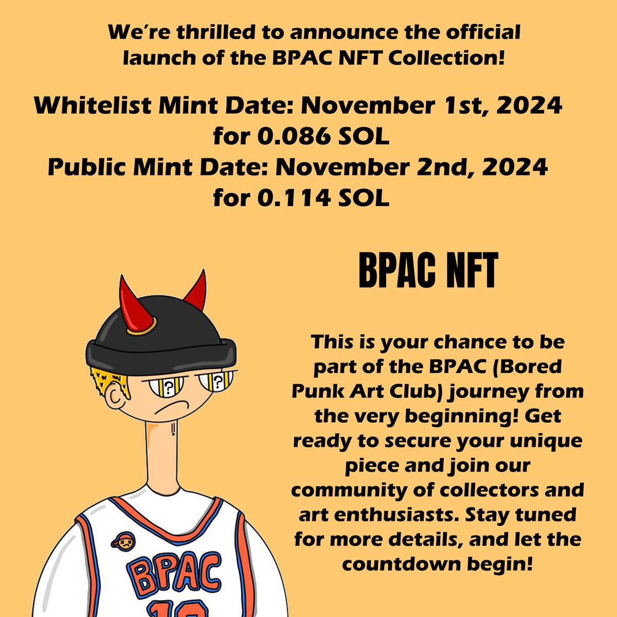 lix_bit's tweet photo. 🚀 Minting Soon! 🚀

The final step is here—our NFT collection is about to go live!

Thank you for all the support! Get ready to mint and make history with us! 🔥💎

#BPAC #NFTCommunity #LimitedOffer #ArtJourney #ArtCommunity #BehindTheScenes #NFT #NFTs #NFTCollector #NFTArt https://t.co/hqELANo2Ki