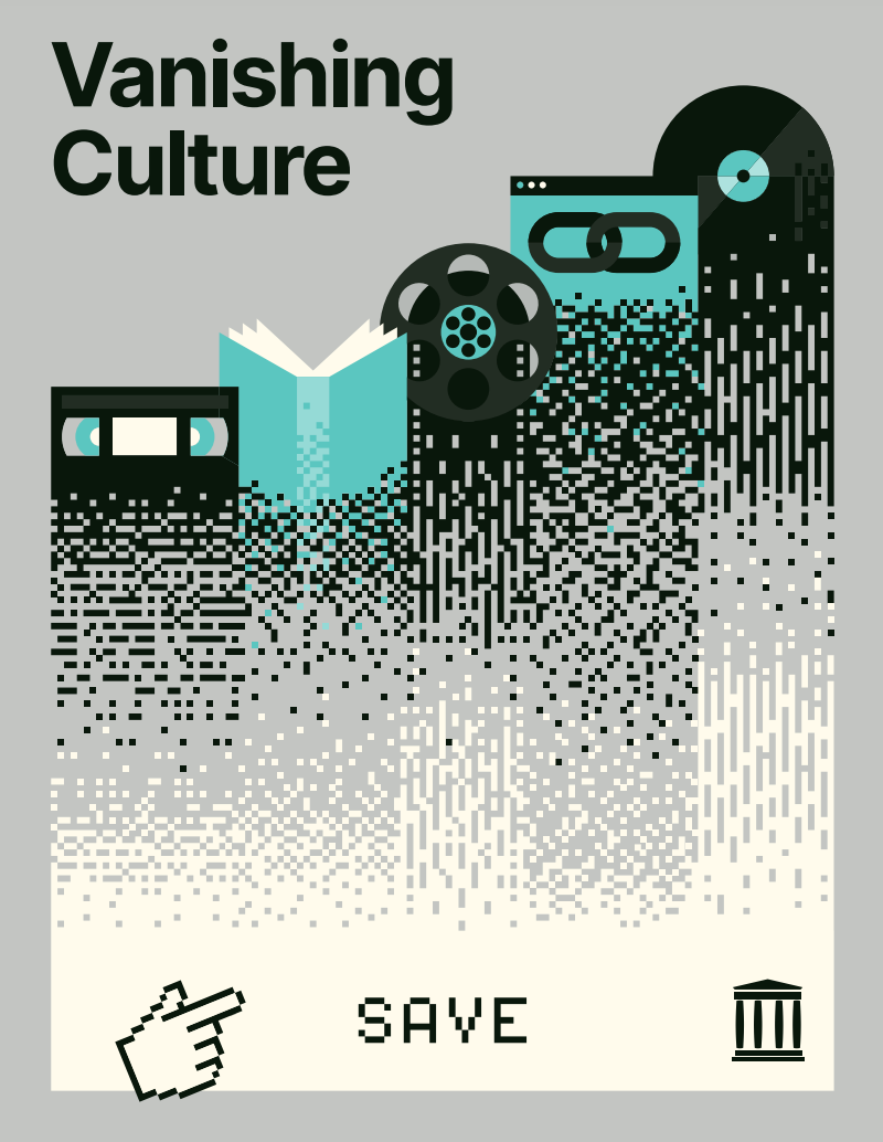 New Report: “Vanishing Culture: A Report on Our Fragile Cultural Record” infodocket.com/2024/10/30/new… #libraries #archives #culturalheritage <a href="/internetarchive/">Internet Archive</a>