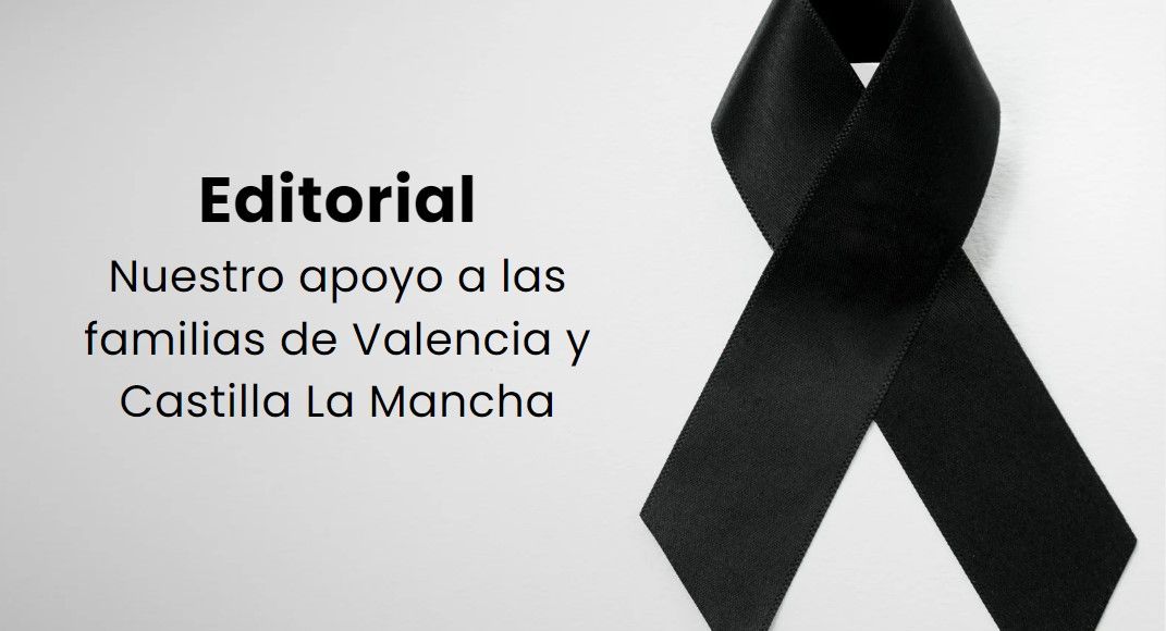 Todo nuestro apoyo absoluto a todas las familias de Valencia y Castilla-La-Mancha que han sufrido tras el DANA el dolor de perder a sus seres queridos o estar todavía en su búsqueda. Importante, seguir en todo momento las indicaciones de seguridad. buff.ly/3Cgpxkb