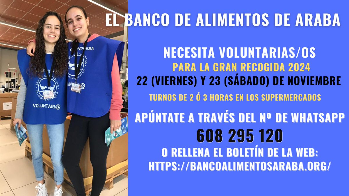 Banco AlimentosAraba (@bancoalimaraba) on Twitter photo 