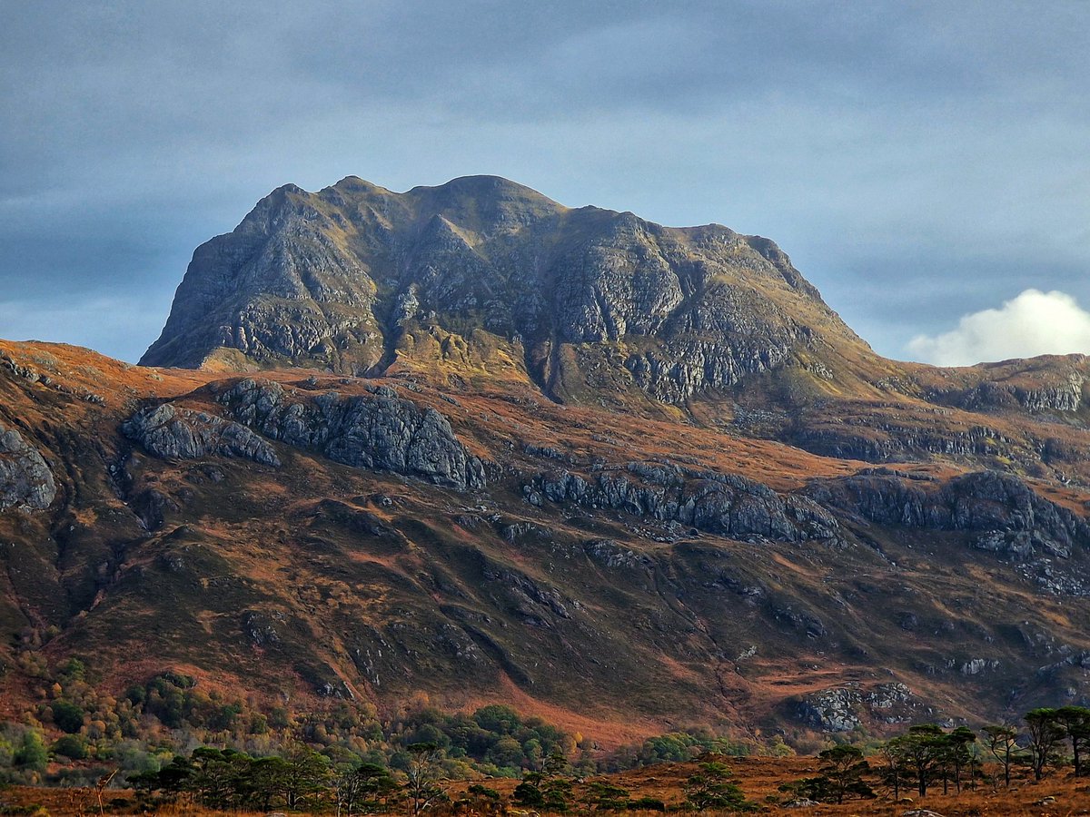 October morning light on the shapely Slioch