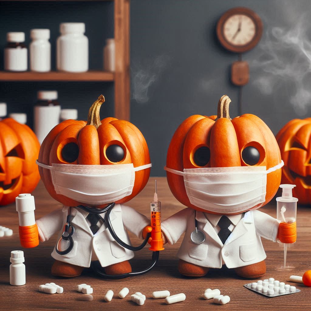 noegarinescriva's tweet photo. ๐ย Alerta, las calabazas han empezado a sustituir a los farmacรฉuticos en nuestro servicio.
Tened cuidado, han cambiado paracetamoles por castaรฑas y pasteles de zanahoria.
#Halloween2024 #TrickOrTreat #HealthcareProfessionalsย
#MedicalCreativity #PumpkinDesign
@FarmaciaSantPau https://t.co/Uzsvc1I48Y