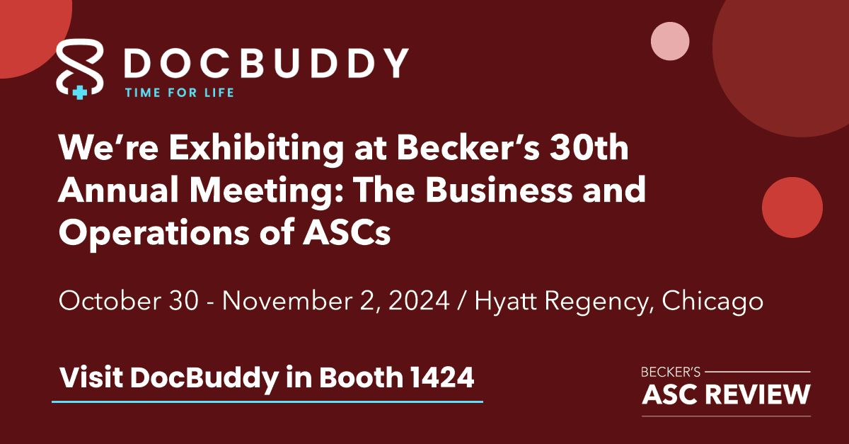 DocBuddyApp's tweet photo. We can't wait to see you in Chicago.

#surgerycenter #outpatientsurgery #ambulatorysurgery 

@BeckersASC https://t.co/wXnsoVreUu