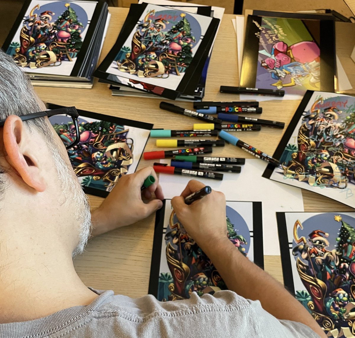 Loaded up the Streamily store with some pre-signed, holiday prints. And we have one more signing before the year ends. Saturday, November 23rd at 10am pacific time. Links to order your custom print and check out the stream at thekevinmiller.com/links