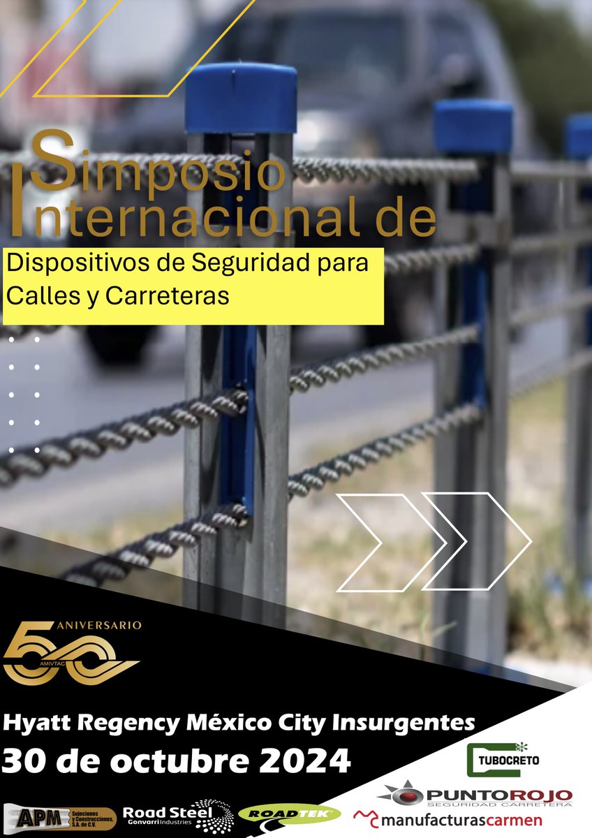 AMIVTAC (@amivtacmx) on Twitter photo Una gran inauguración del Simposio Internacional de Dispositivos de Seguridad de Calles y Carreteras a cargo del Mtro. Juan Carlos Fuentes Orrala, Subsecretario de Infraestructura de la <a href="/SICTmx/">SICT México</a>
Sigue la transmisión en vivo: facebook.com/share/v/FvQ46c…
#IngenieríaVial #SeguridadVial Una gran inauguración del Simposio Internacional de Dispositivos de Seguridad de Calles y Carreteras a cargo del Mtro. Juan Carlos Fuentes Orrala, Subsecretario de Infraestructura de la <a href="/SICTmx/">SICT México</a>
Sigue la transmisión en vivo: facebook.com/share/v/FvQ46c…
#IngenieríaVial #SeguridadVial