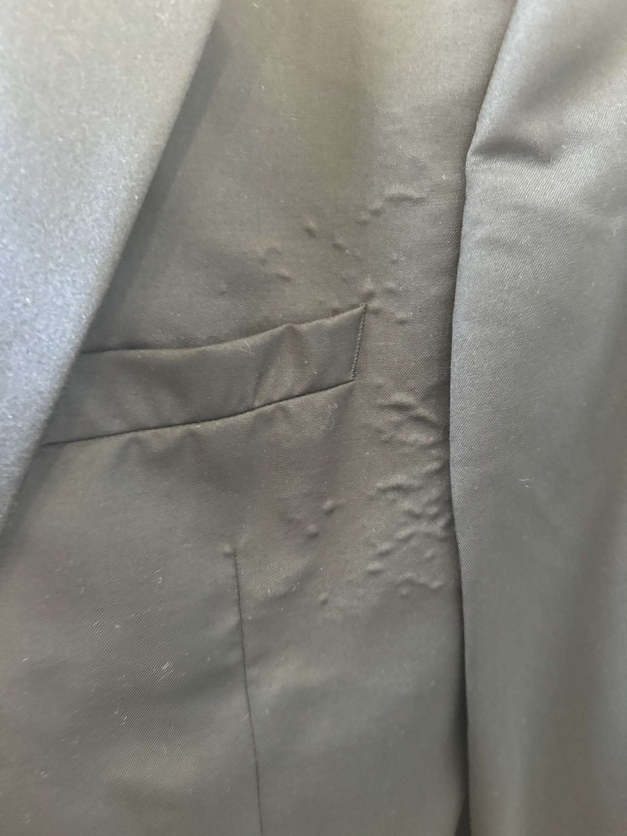 SarahWelham1's tweet photo. £509 for this @HUGOBOSS suit. Dry cleaned once by Timpsons and none will take liability for damage! Ombudsman can’t help because BOSS aren’t in their system so what do we do. @_alicebeer can you help
Please? #BOSSSUIT #DRYCLEANED https://t.co/A8QxOfm9nc