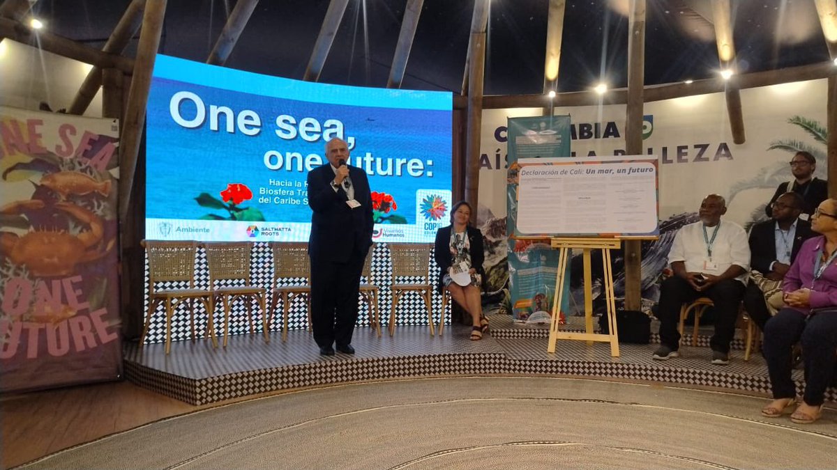 SaltwattaRoots's tweet photo. Ya inició el evento “One sea, one futuro: hacia la Reserva de Biosfera Transfronteriza de Caribe Suroccidental”.

Los invitamos a que nos acompañen en la transmisión en vivo: https://t.co/AMEf88ZzMv https://t.co/korRmyxXAh