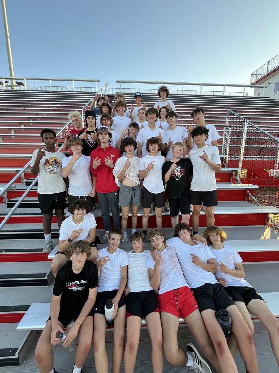 2024 Freshman 70.3 Challenge Championship goes to Team Red!

Competition 
-The Impossible Mile 

Both teams put on an absolute clinic on what hard work and mental toughness looks like. Beyond proud of these young men. 

#EastBaseball <a href="/BEbaseball/">Jeff Bowles</a> <a href="/bryantmiles34/">Bryant Miles</a>