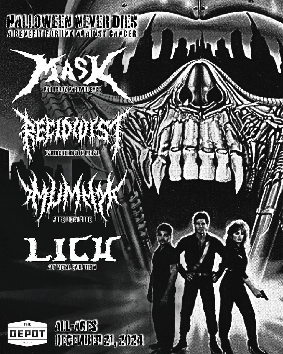 December 21. SLCHC Benefit for Ink Against Cancer.
<a href="/Maskslc/">MASK</a>
<a href="/RecidivistUt/">Recidivist</a>