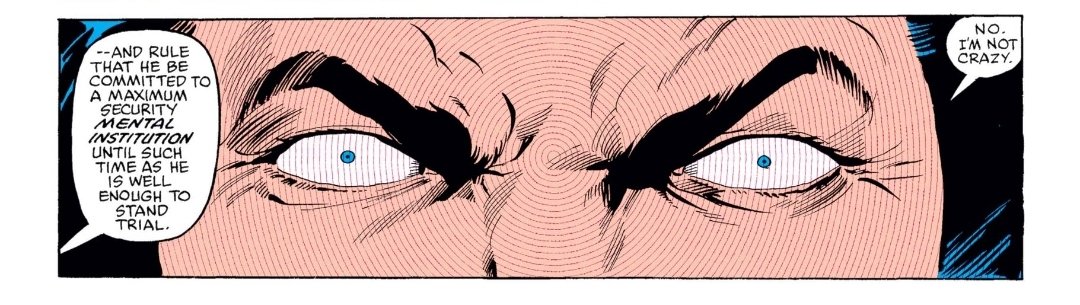 FourColorPulp's tweet image. PPtSSM 83 sees The Punisher facing arraignment for his recent spree of mayhem. With modern reflection one can see a lot of similarities to the Daredevil netflix show, however TV Punisher shows a marked lack of regret and a  bolstered pride in his actions. Here, he just seems sad.