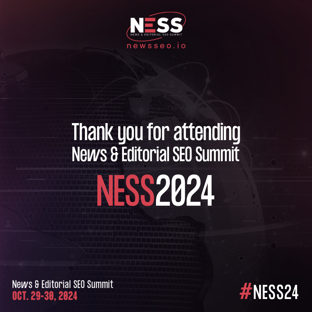 A big THANK YOU to all of our attendees of #NESS24! 

What an amazing two days it has been! 

We have loved every minute, and we hope all delegates have been able to take away many valuable actions to work with.

#SEO 
#SEOnews
#newspublisher