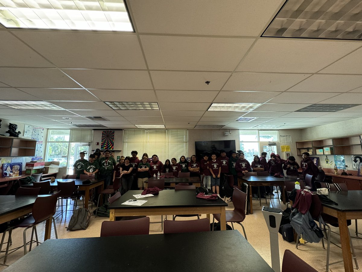 Mr.  Gonzalez’s STEM club is growing exponentially, it is averaging near 40 members every meeting! These scholars are creating some amazing things.