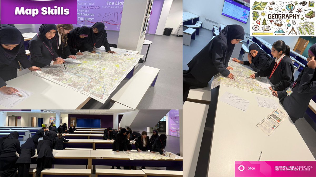 edengirlsslough's tweet photo. Y7 pupils are working in teams to develop a mastery of ordinance survey map skills. In a few years they will apply these skills in greater depth and detail when they embark on the Duke of Edinburgh Award. #TeamGeography #Skills #LearningMadeFun https://t.co/KE4SHlgytM