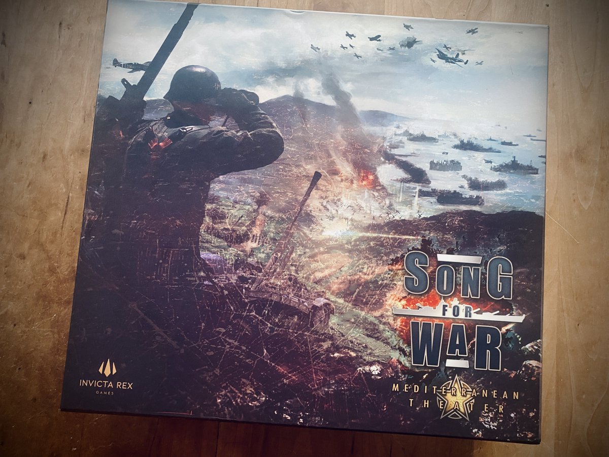 Zilla Blitz (@gzblitz) on Twitter photo Woot! The new and improved soon to be crowdfunded Song for War is in the house. 2- to 4-player WW2 battle for the Mediterranean. Excited to be creating some content for this in November.
#wargaming #boardgames <a href="/InvictaRexGames/">Invicta Rex Games</a> Woot! The new and improved soon to be crowdfunded Song for War is in the house. 2- to 4-player WW2 battle for the Mediterranean. Excited to be creating some content for this in November.
#wargaming #boardgames <a href="/InvictaRexGames/">Invicta Rex Games</a>