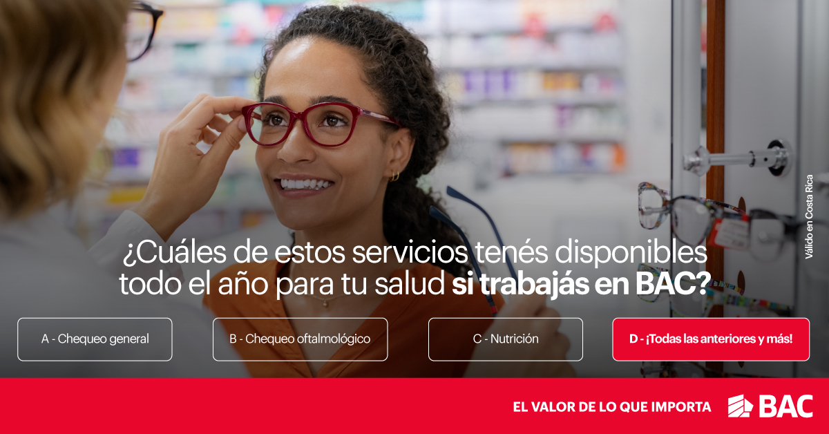 ¡Somos líderes en cuidar a nuestros colaboradores! Te brindamos la mejor asistencia médica:  Con la Póliza de Gastos Médicos, tenés disponible una red de atención primaria, medicina virtual, ¡y más!   #EquipoBAC #GenteBAC