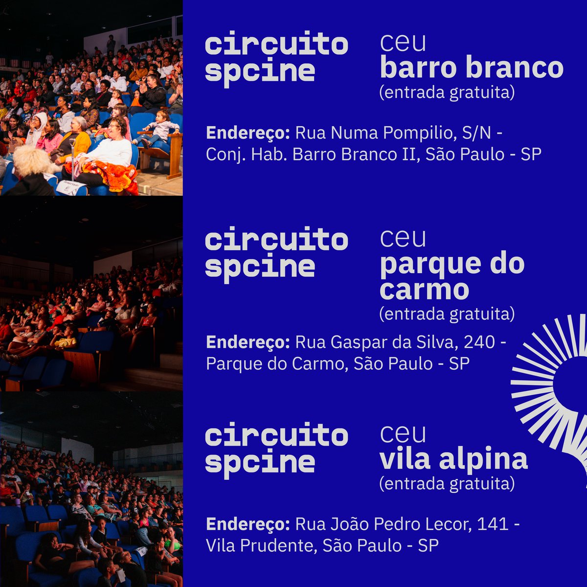Spcine tweet media