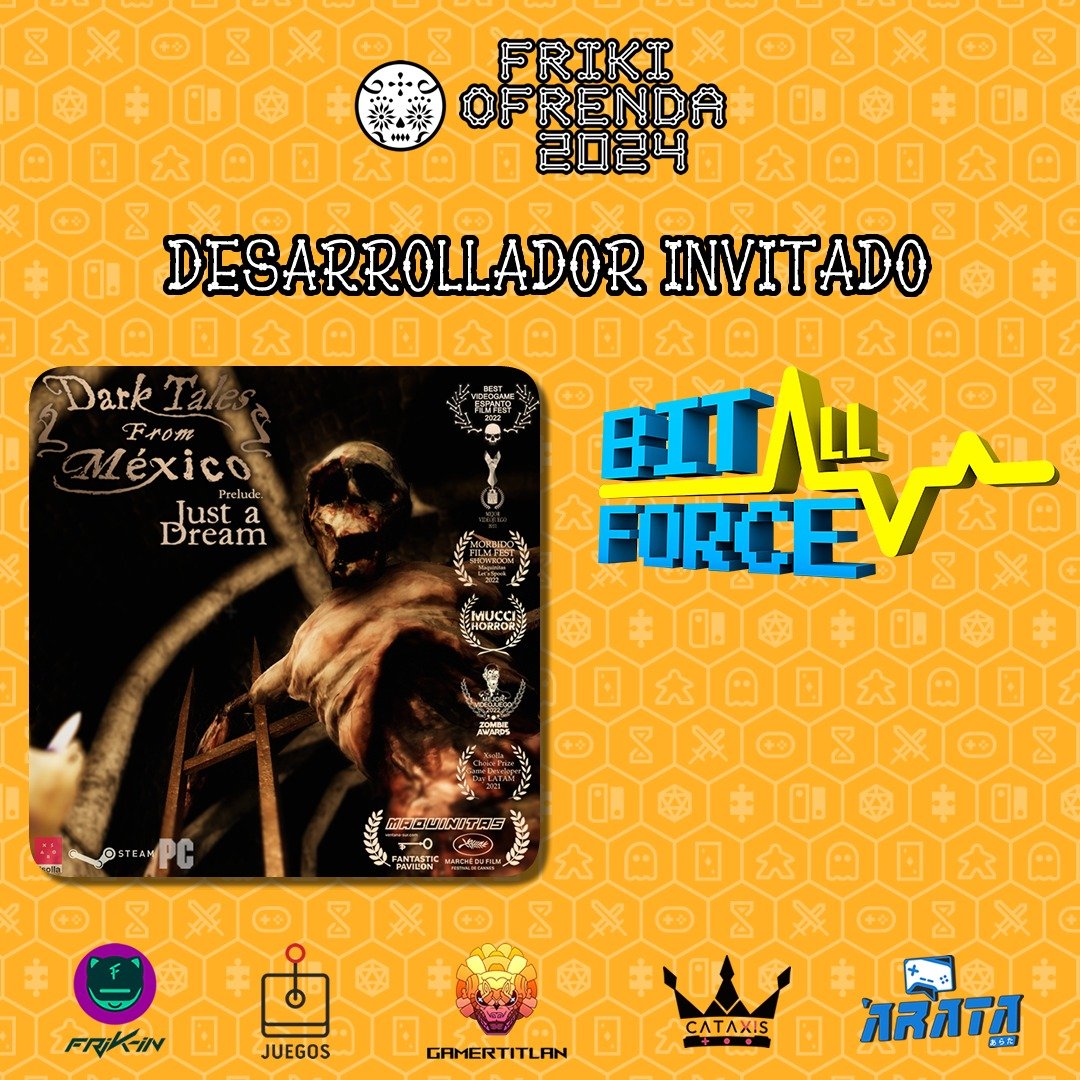 DarkTalesGame's tweet image. Sábado 2 de noviembre, 2024
Estaremos en la #frikiofrendda2024
ENTRADA GRATIS
arata.lat/conoce-todos-l…