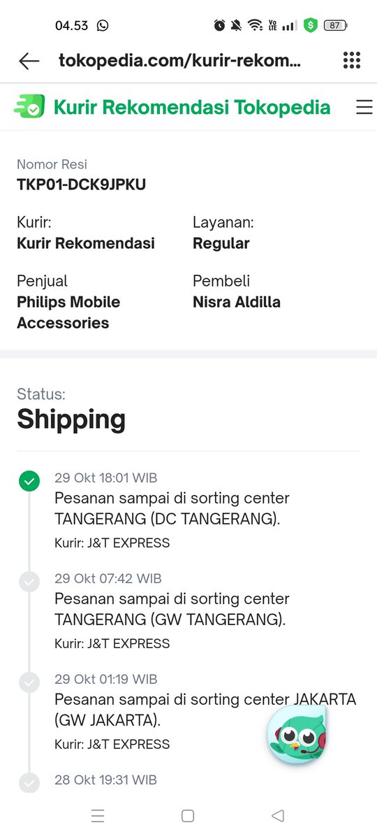 DhanniRahmad's tweet photo. Pagi @jntexpressid kok belom sampe² yah.. https://t.co/ArS3MLV9Kf