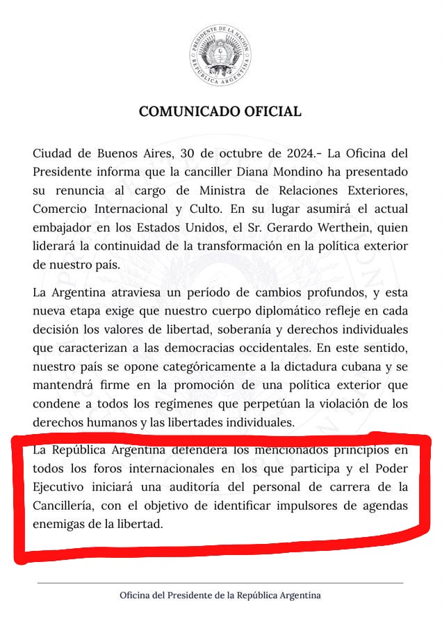Esto es lo que hacen las dictaduras. 

Se lee auditoria, se pronuncia persecución ideológica.