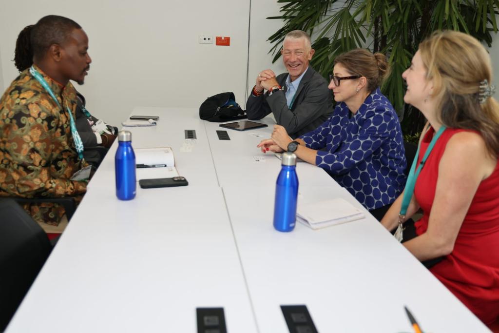 The PS was accompanied in the meeting by Head Multilateral Environment Agreements (MEAs) Ms Linda Kosgei in a meeting attended by Melissa Garvey, Consolata Wambugu, Sarah Roberts from TNC.