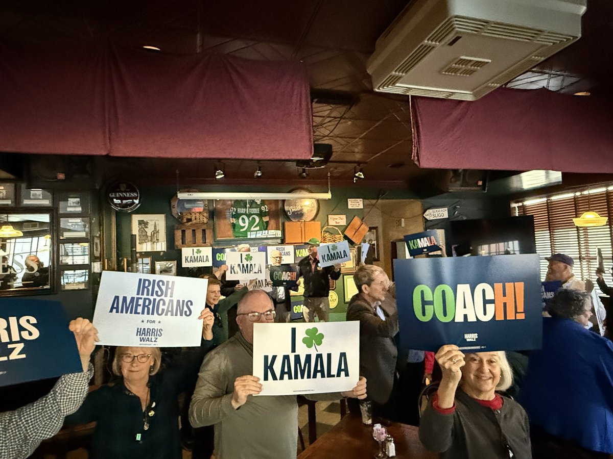 Pittsburgh is fired up for Kamala Harris and Tim Walz!  The energy at our Irish Americans for Harris-Walz Day of Action was through the roof!