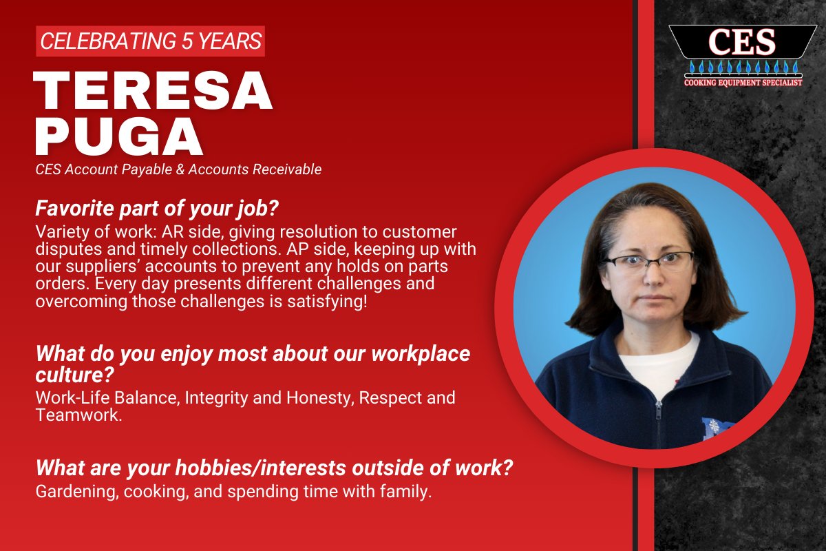 rsidfw's tweet image. Join us in congratulating Teresa on 5 years with RSI &amp;amp; CES! 👏