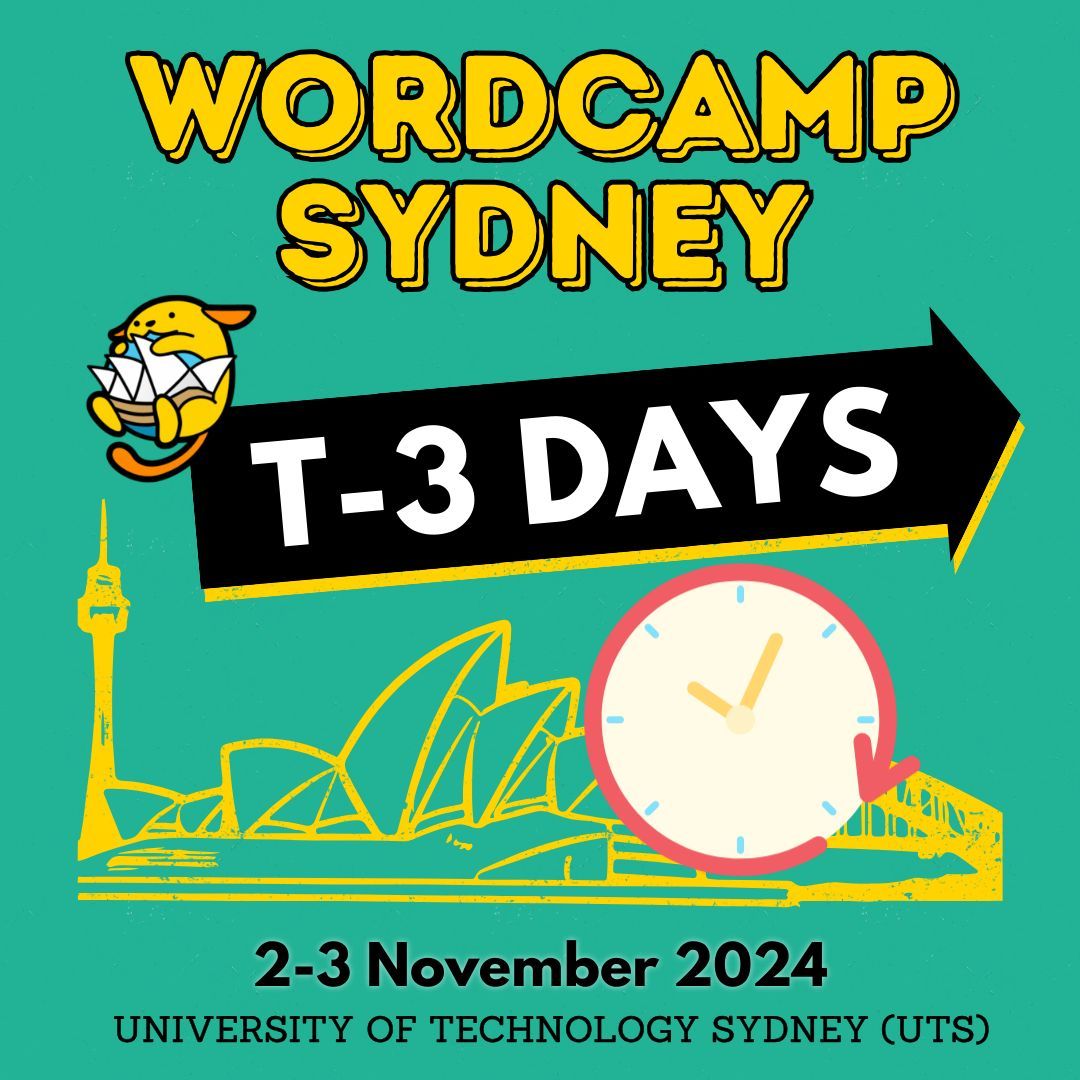 wordcampsyd tweet picture