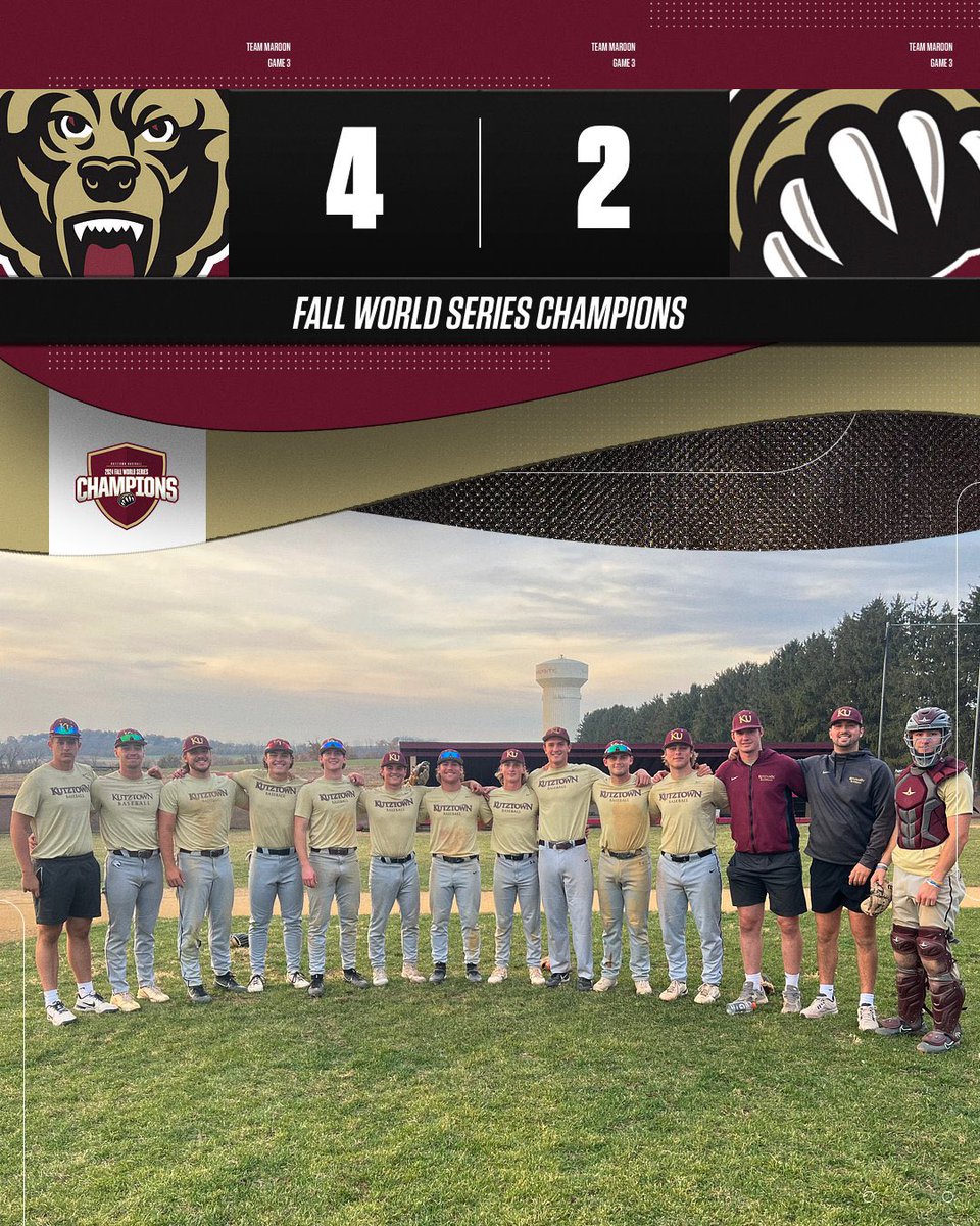 Team Gold wins the 2024 Fall World Series! 🏆🍂