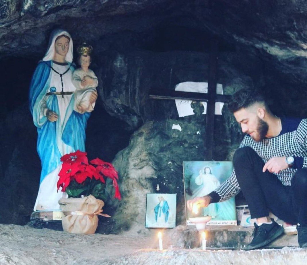 My fellow Americans,

This is Hadi Jaber. He was a Hezbollah soldier. He was killed last week by Israeli occupiers in south Lebanon.

This heroic man defended our churches against the American backed terrorists in Syria. As you can see in the photo on the right, he is lighting a