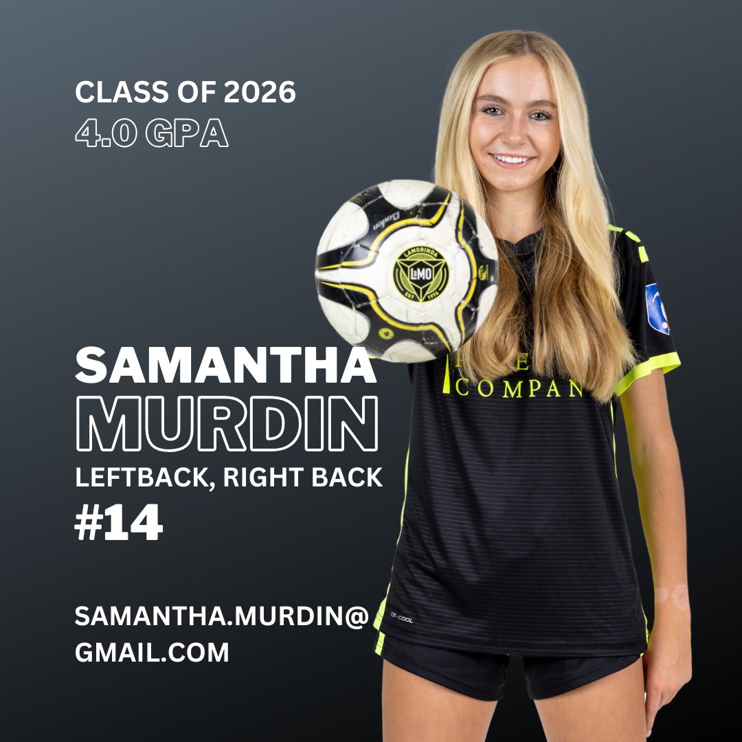 Samantha Murdin (@murdinsamantha) on Twitter photo Fall 24 #highlights here with my <a href="/LamorindaSC/">Lamorinda SC</a> #08GA girls:
➡️ youtu.be/Az9kQgRjmj4?fe…
🤷♀️It’s hard for coaches to see you play when we are all midseason, so this is just a taste.
Will see everyone at the <a href="/GAcademyLeague/">Girls Academy</a> ❄️Winter #ChampionsCup in December!
#NCAASoccer Fall 24 #highlights here with my <a href="/LamorindaSC/">Lamorinda SC</a> #08GA girls:
➡️ youtu.be/Az9kQgRjmj4?fe…
🤷♀️It’s hard for coaches to see you play when we are all midseason, so this is just a taste.
Will see everyone at the <a href="/GAcademyLeague/">Girls Academy</a> ❄️Winter #ChampionsCup in December!
#NCAASoccer