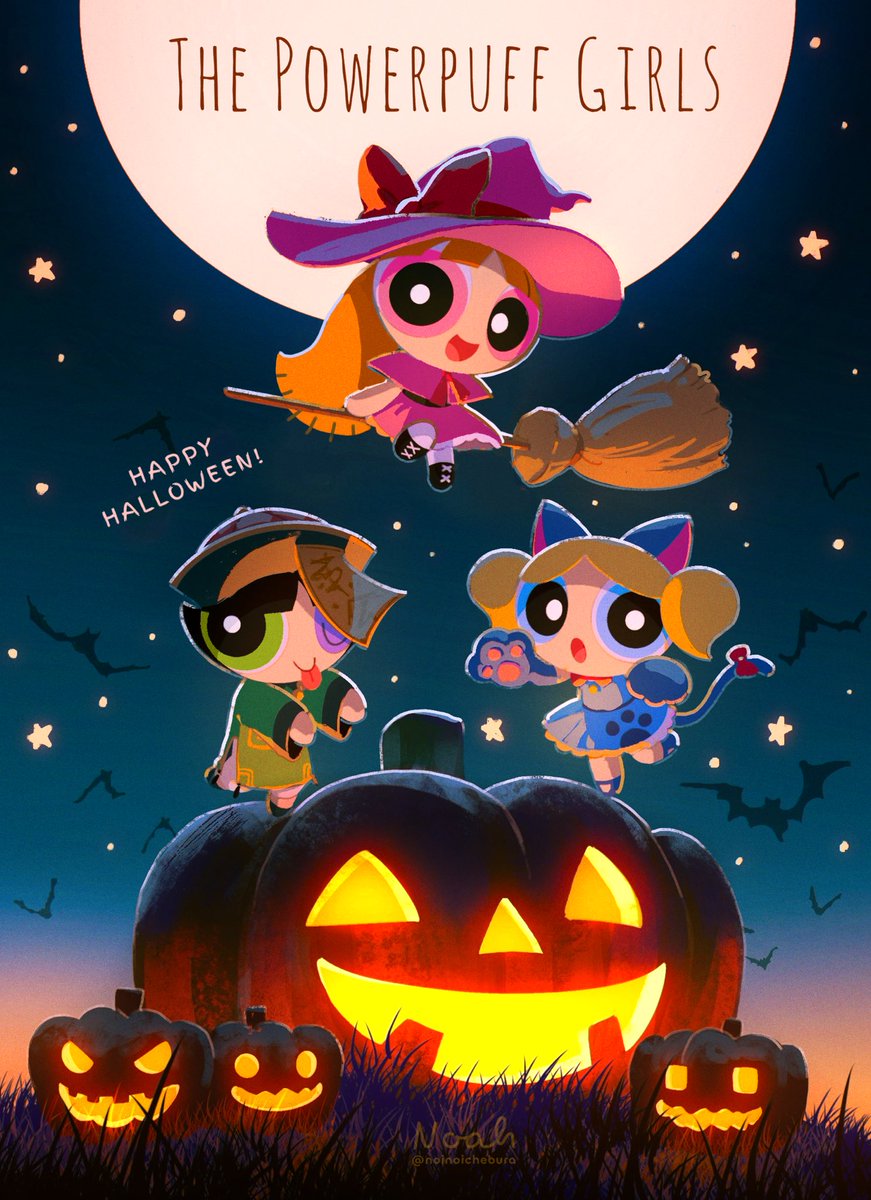 🎃🦇
#PPG #PowerpuffGirls