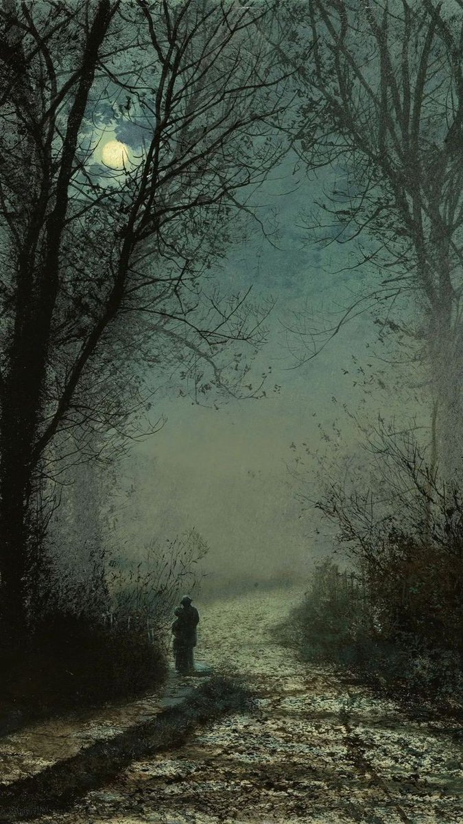 “Having begun to love you, I love you forever—in all changes, in all disgraces, because you are yourself."
   ~ Thomas Hardy, 
𝑇𝑒𝑠𝑠 𝑜𝑓 𝑡ℎ𝑒 𝑑’𝑈𝑟𝑏𝑒𝑟𝑣𝑖𝑙𝑙𝑒𝑠

🎨 John Atkinson Grimshaw