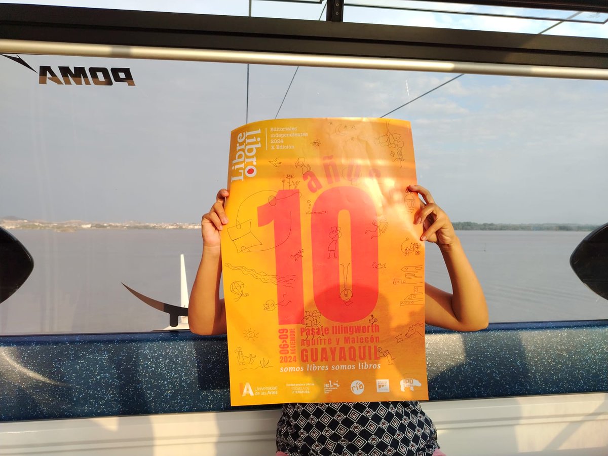 Cruzamos el Río Guayas con Libre Libro. 
Vamos hacia Durán, pero la próxima semana nos encontramos con comunidades lectoras que tejen puentes por la paz en el centro de Guayaquil. 

📍Nos vemos del 6 al 9 de noviembre en el Pasaje Illingworth, Aguirre  y Malecón.