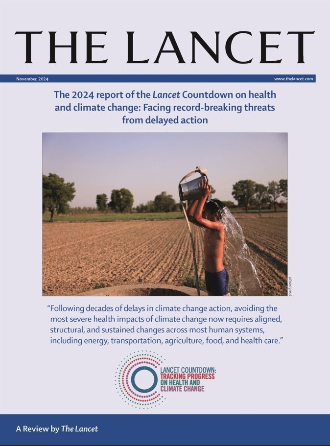 Las personas enfrentamos amenazas para nuestra salud y supervivencia por el cambio climático y la inacción para hacerle frente, según el reporte de <a href="/LancetCountdown/">The Lancet Countdown on Health and Climate Change</a>. En 2023, las muertes vinculadas con el calor en mayores de 65 años aumentaron 167% respecto a la década de 1990.🧵