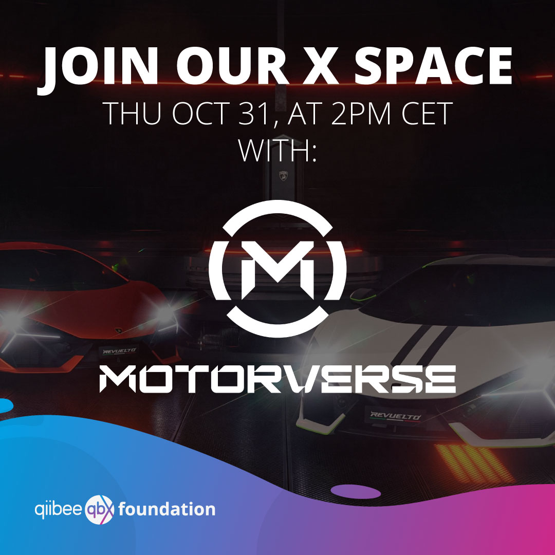qiibee foundation (@qiibeefdn) on Twitter photo We are thrilled to be hosting an AMA featuring the talk of the town, <a href="/TheMotorverse/">Motorverse</a> ! 🏎️
We'll dive into their upcoming LAMBORGHINI REVUELTO collection, the first interoperable digital car, and many other topics!
Set those reminders below ⬇️ We are thrilled to be hosting an AMA featuring the talk of the town, <a href="/TheMotorverse/">Motorverse</a> ! 🏎️
We'll dive into their upcoming LAMBORGHINI REVUELTO collection, the first interoperable digital car, and many other topics!
Set those reminders below ⬇️