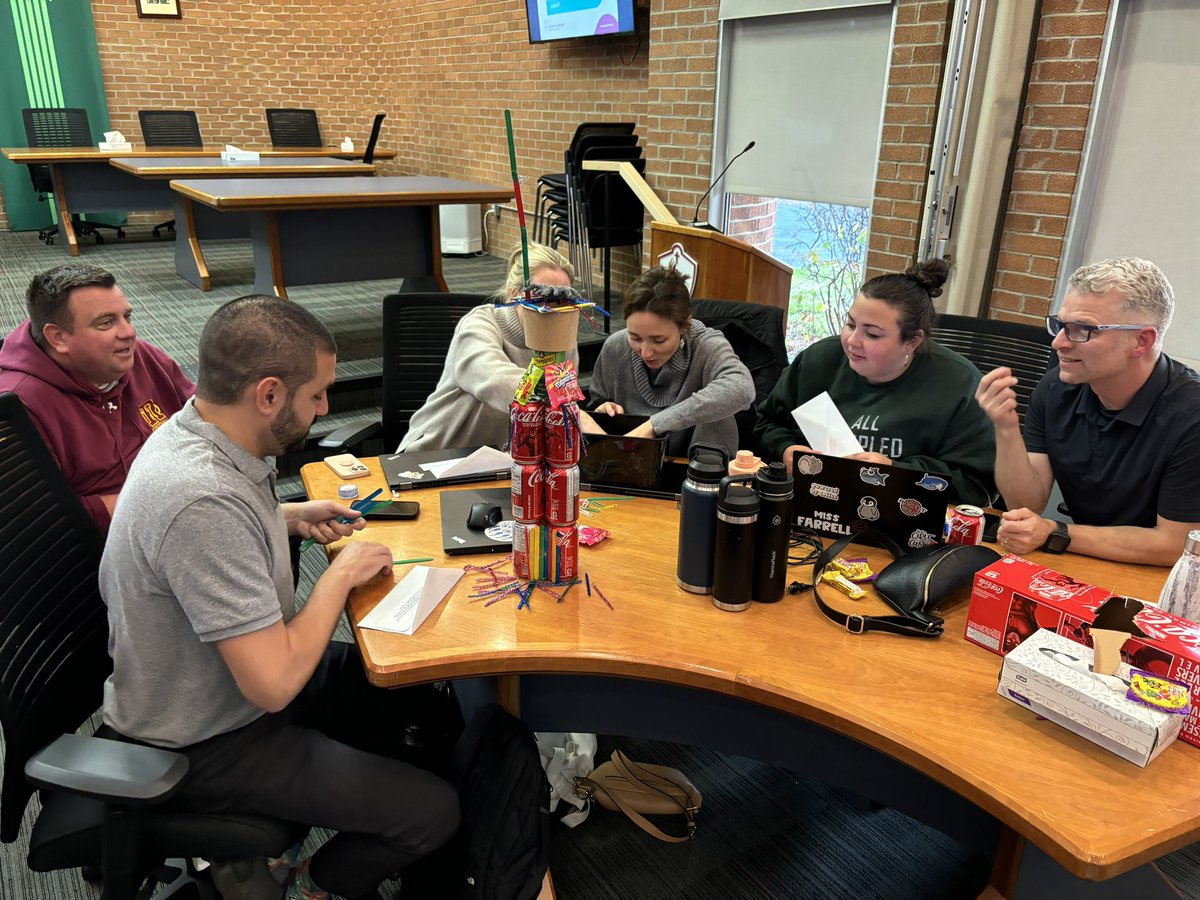 duffeydogatwork's tweet photo. Kicking off year five of Aspiring Catholic Leadership part 1 with a wonderful group of #ALCDSB teachers this evening. Thank you Superintendent Smith Dewey for a great key note. Pictures of a group activity looking at leadership. https://t.co/wgwzO3U9aR