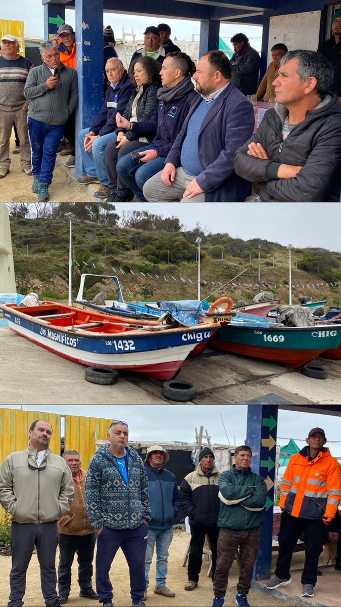 MOPCoquimbo's tweet photo. ✨¡Junto a los #pescadores compartimos las buenas noticias! Se concreta el #acceso para la Caleta de #Chigualoco en #losvilos!🌊
#ChileAvanzaContigo #conectividad https://t.co/MCaWXiOnFN
