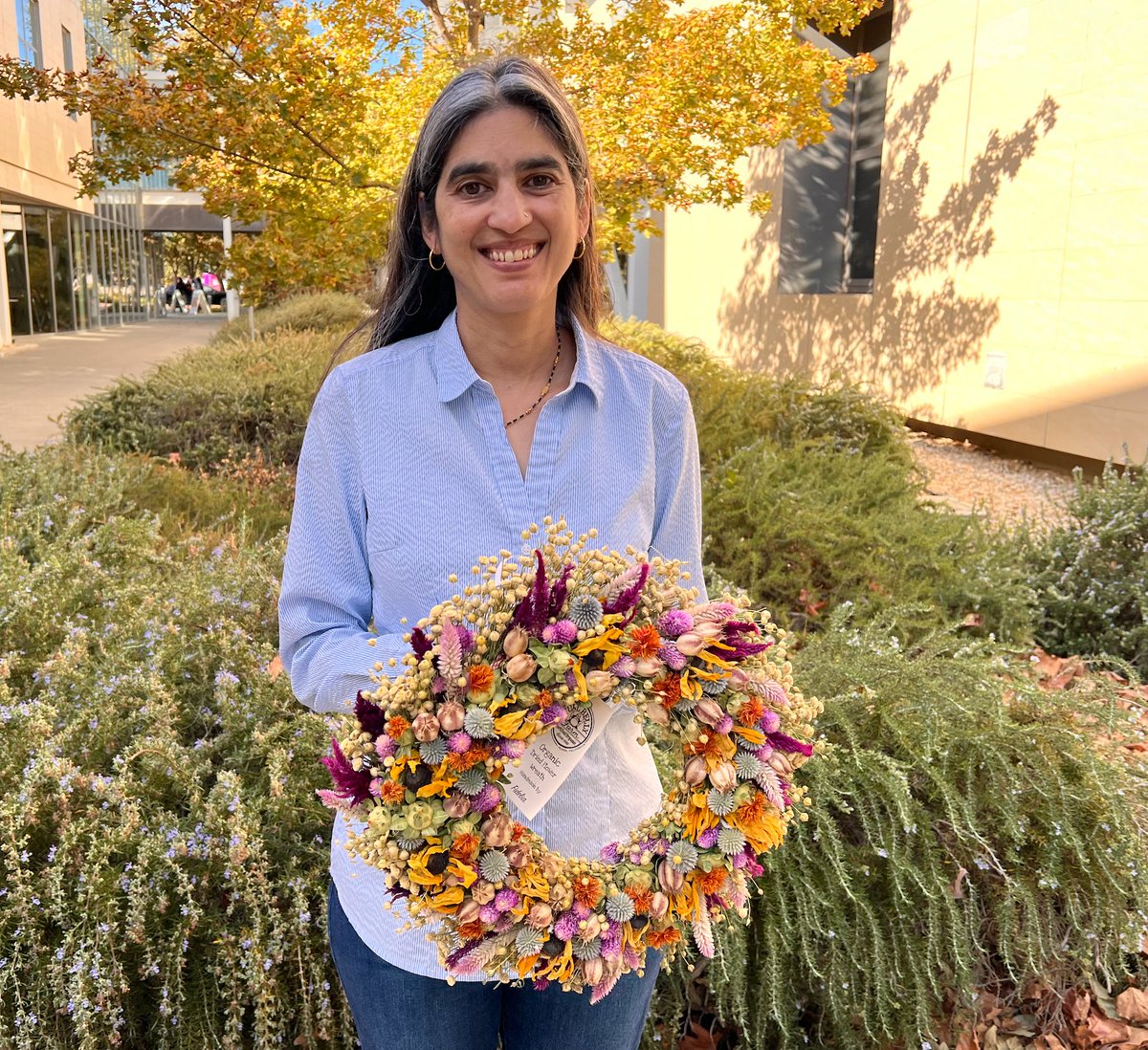 ucanr's tweet photo. Congratulations to @DeviiRao, area livestock, and natural resources advisor, on receiving a Climate & Agriculture Leadership Award from @calclimateag. This award recognizes her leadership and contributions to climate and agriculture science, policy, and practice.
#CalCanSummit https://t.co/wiT373qn6S