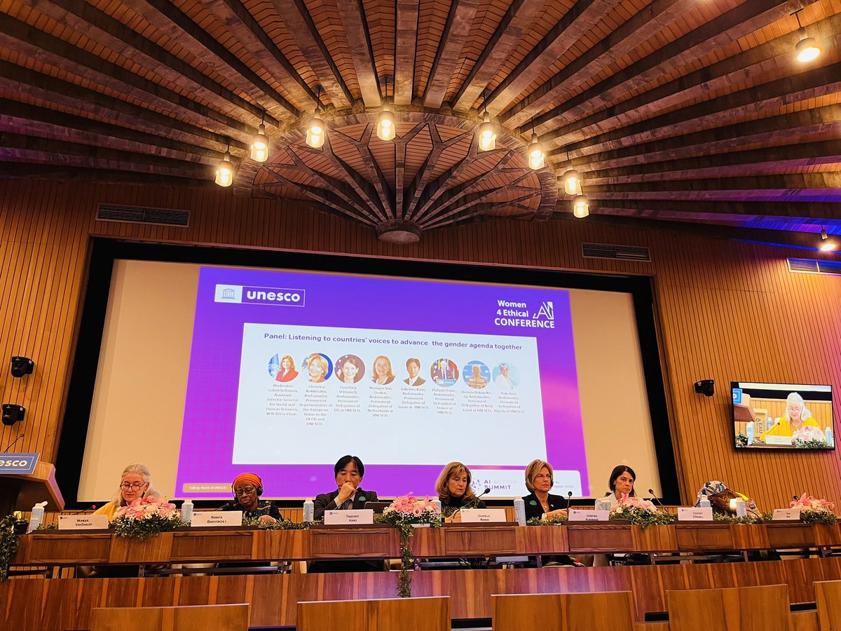 Netherlands at UNESCO (@nlatunesco) on Twitter photo โ๏ธ How to ensure that #AI improves #gender equality instead of aggravating it?
๐ณ๐ฑ Ambassador <a href="/MoniquevDaalen/">Monique van Daalen</a> gave a sneak preview of the Dutch Readiness Assessment Methodology report ๐ฒ to be finalized soon by <a href="/DelftTno/">TNO Delft</a>, addressing risks & solutions.
๐ unesco.org/ethics-ai/en/rโฆ โ๏ธ How to ensure that #AI improves #gender equality instead of aggravating it?
๐ณ๐ฑ Ambassador <a href="/MoniquevDaalen/">Monique van Daalen</a> gave a sneak preview of the Dutch Readiness Assessment Methodology report ๐ฒ to be finalized soon by <a href="/DelftTno/">TNO Delft</a>, addressing risks & solutions.
๐ unesco.org/ethics-ai/en/rโฆ